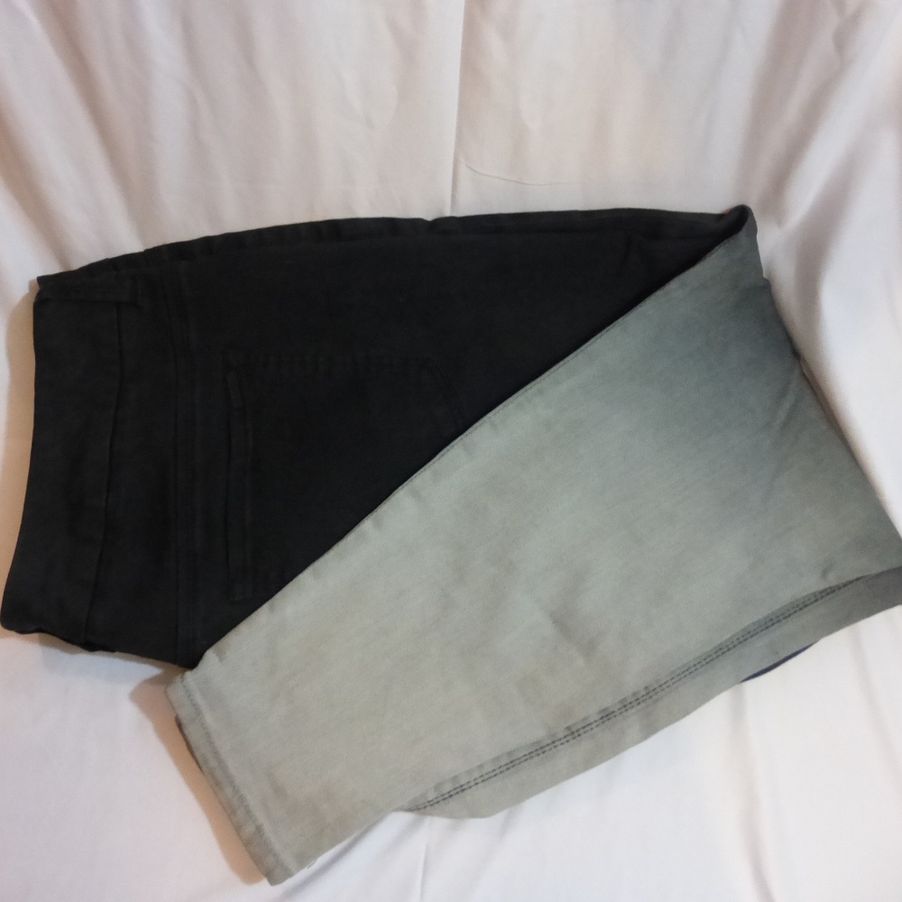 Melissa McCarthy Seven7 Black/Grey Ombre Jeans